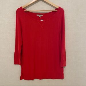 Banana Republic red crew neck lightweight sweater. Size small
